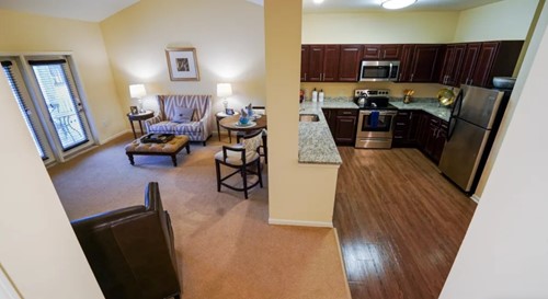 Large variety of floor plans in Harmony's Independent Living senior living apartments