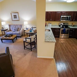 Large variety of floor plans in Harmony's Independent Living senior living apartments