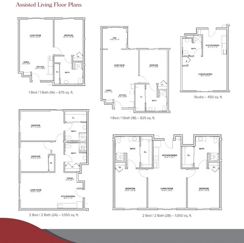 Assisted Living Floor Plans 