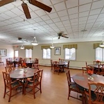 Marian Oakland Independent Living dining room