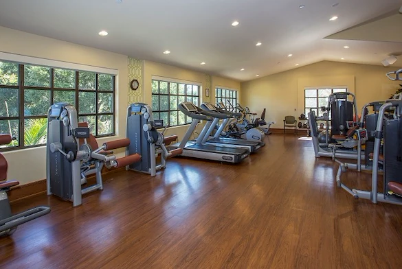 Covenant Living at the Samarkand in Santa Barbara, CA, fitness room