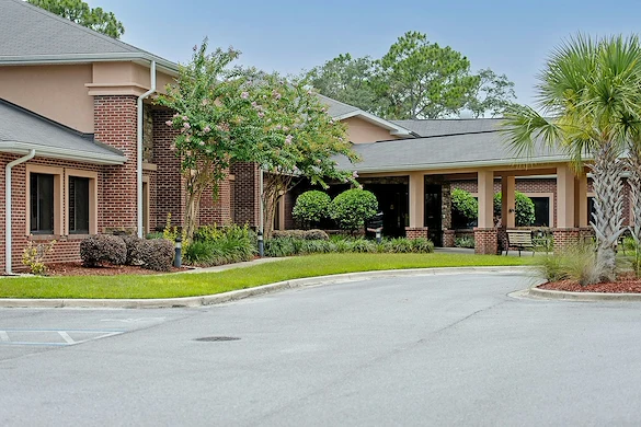 Partin Place Senior Living front entrance