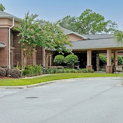 Partin Place Senior Living front entrance