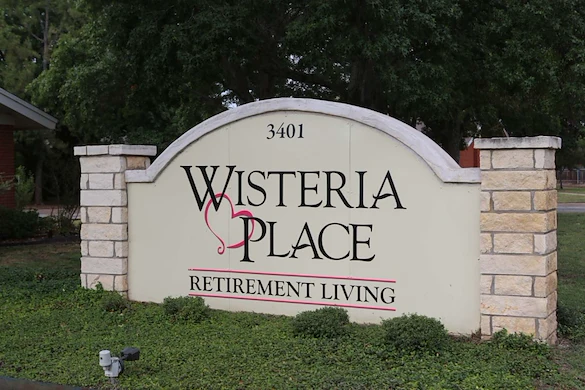 Wisteria Place Assisted Living & Memory Care, assisted living and memory care in Abilene, TX, community sign