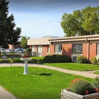 Beautiful enclosed courtyard
