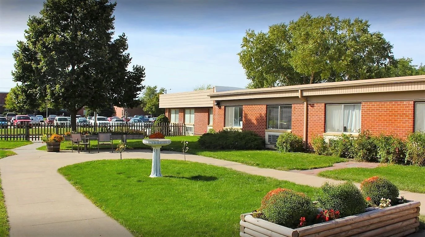 Beautiful enclosed courtyard