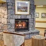 Gilman Grove Assisted Senior Living in Oregon City, Oregon fireplace