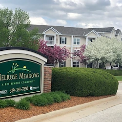 Melrose Meadows outdoor entrance sign