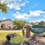 PruittHealth - Athens Heritage Skilled Nursing & Rehabilitation Center Senior Care in Athens, Georgia front exterior welcome sign