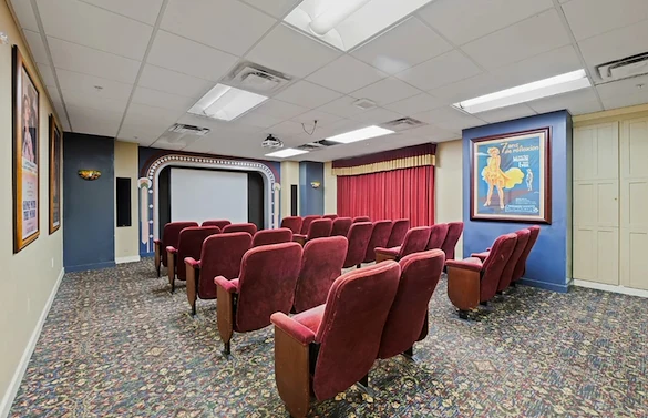 The Barclay at Pasadena media room