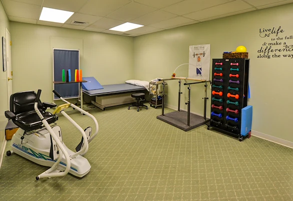 Charter Senior Living of Fredericksburg, Virginia, fitness/therapy room