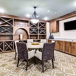 Dining area at The Vincent Senior Living Community