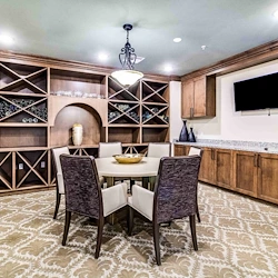 Dining area at The Vincent Senior Living Community