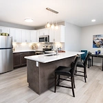 Glacier Hills Senior Living apartment kitchen