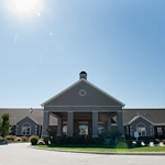 Coventry Meadows Senior Living in Fort Wayne, IN front entrance exterior