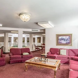 Lounge area at the Washington Commons 