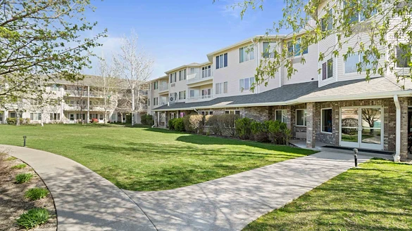 Pioneer Valley Lodge Gracious Retirement Living Hawthorn Senior Independent Living in North Logan, Utah rear exterior