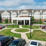 Senior living in a beautiful gated community