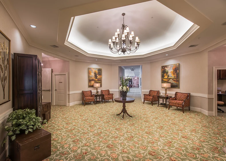 Barclay House of Aiken, senior living community offering assisted living and memory care in Aiken, SC, lobby