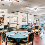 Alderbrook Village assisted living community in Arkansas City, KS, dining room