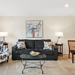 The Forum at The Crossing apartment living room