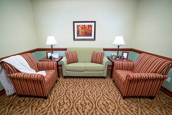 Brookdale Summer Ridge Assisted Living in Rockwall, TX, sitting area