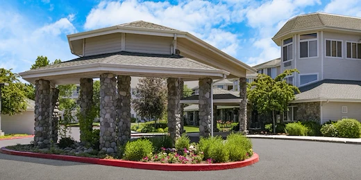 Stone Lodge Gracious Retirement Living Hawthorn Senior independent Living in Bend, Oregon front exterior