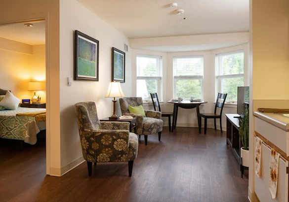 Charter Senior Living of Danvers small sitting area 