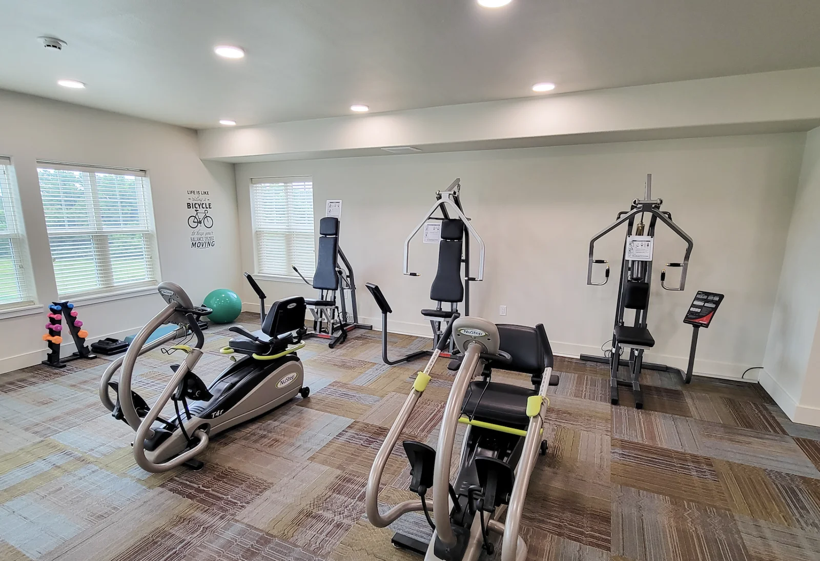 Southern Pines Gracious Retirement Living Hawthorn Senior Independent Living in Southern Pines, North Carolina gym fitness center