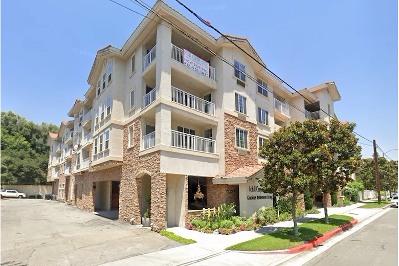 Scholl Canyon Estates Gracious Retirement Living Hawthorn Senior Independent Living in Glendale, California front exterior