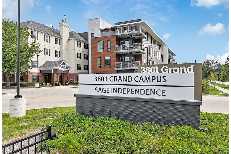 Sage Independence, Independent Living in Des Moines, IA front exterior