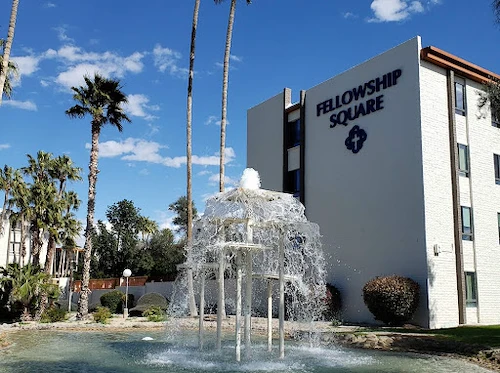 Front entrance off Broadway Blvd.
