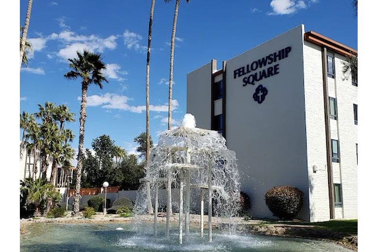 Front entrance off Broadway Blvd.