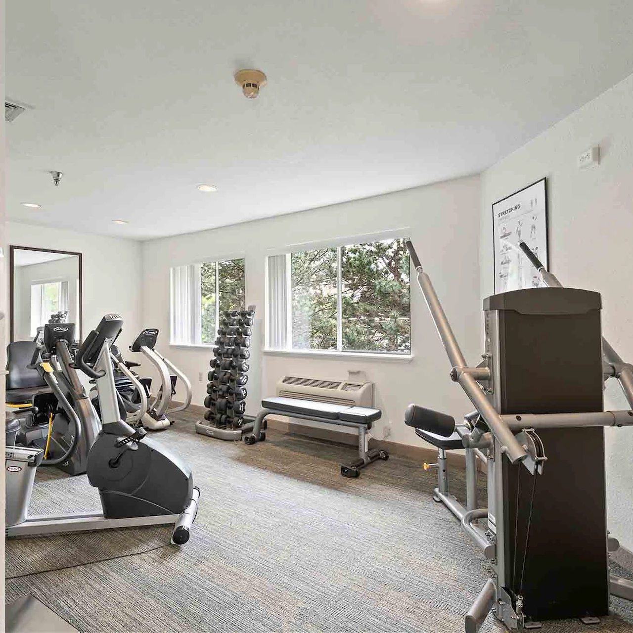 Parkrose Chateau Gracious Retirement Living Hawthorn Senior Independent Living in Portland, Oregon gym fitness center