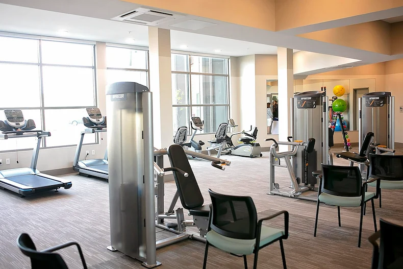 Astral at Auburn, senior living community offering independent living, assisted living, and memory care in Auburn, IN, fitness center