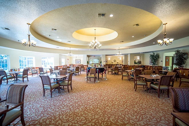 Brookdale Summer Ridge Assisted Living in Rockwall, TX, dining room