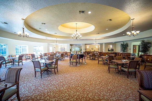 Brookdale Summer Ridge Assisted Living in Rockwall, TX, dining room