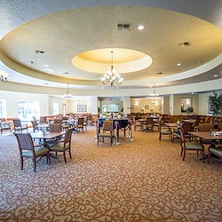 Brookdale Summer Ridge Assisted Living in Rockwall, TX, dining room