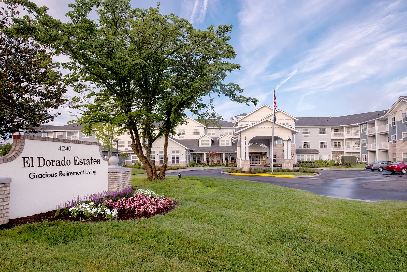 El Dorado Estates Gracious Retirement Living Hawthorn Senior Independent Living in El Dorado Hills, California front exterior