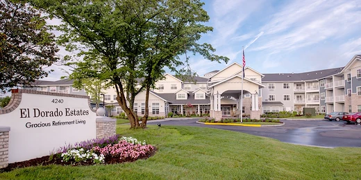 El Dorado Estates Gracious Retirement Living Hawthorn Senior Independent Living in El Dorado Hills, California front exterior