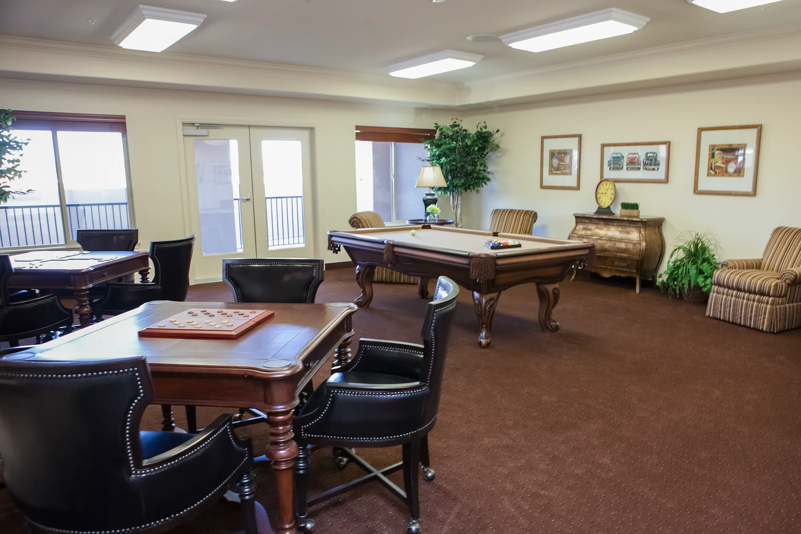 The Rio Grande Gracious Retirement Living Hawthorn Senior Independent Living in Rio Rancho game room