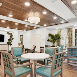 Dining/lounge area at The Blake at St. Johns 