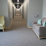 Hamlin Bell independent senior living in Perry, Iowa hallway