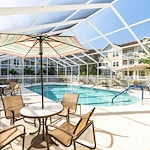 Steeplechase Gracious Retirement Living Hawthorn Senior Independent Living in Oxford, Florida pool