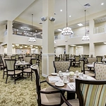 Azalea Estates Gracious Retirement Living Hawthorn Senior Independent Living in Chapel Hill, North Carolina dining room