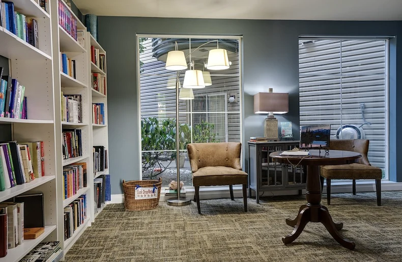 Chateau Pacific Lynnwood, WA, library