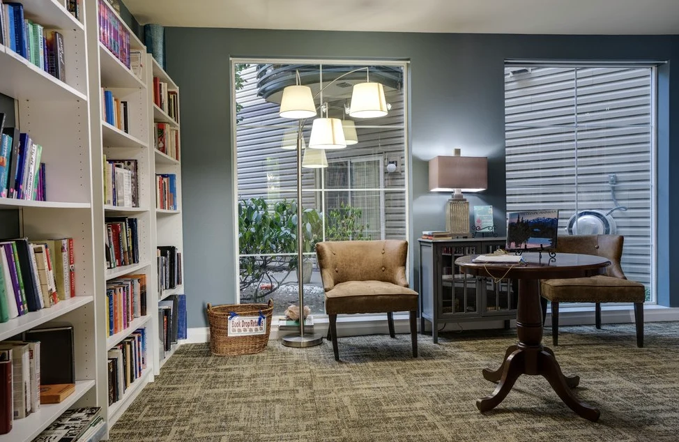 Chateau Pacific Lynnwood, WA, library