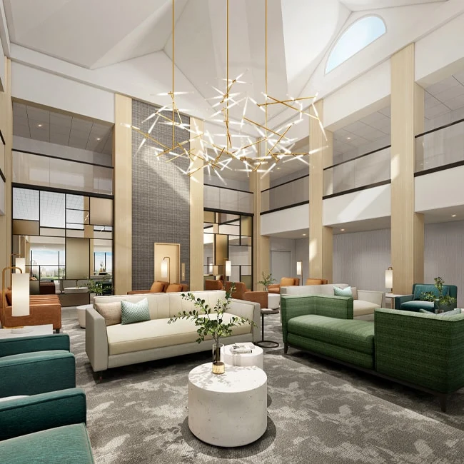 Allendale Senior Living, senior living community offering assisted living, memory care, and respite care in Allendale, NJ, comfortable lounge area