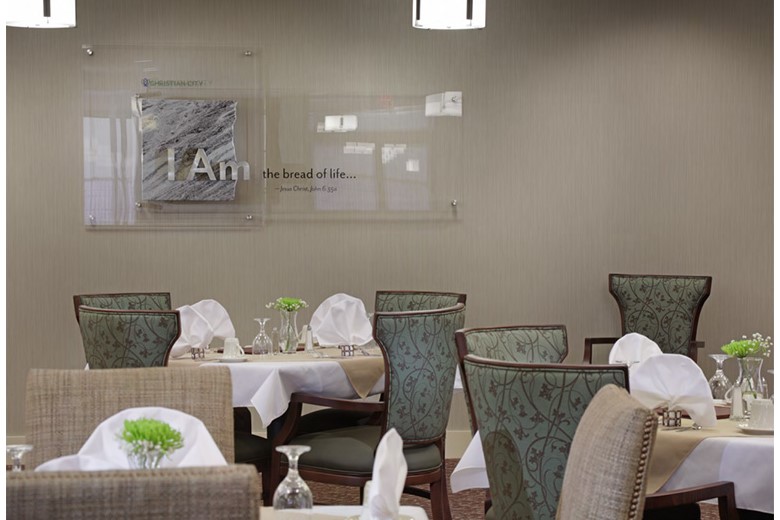 Christian City Skilled Nursing and Rehabilitation Center by PruittHealth in Union City, Georgia dining room