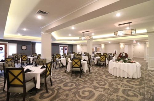 Elegant meals prepared at Brentwood retirement community